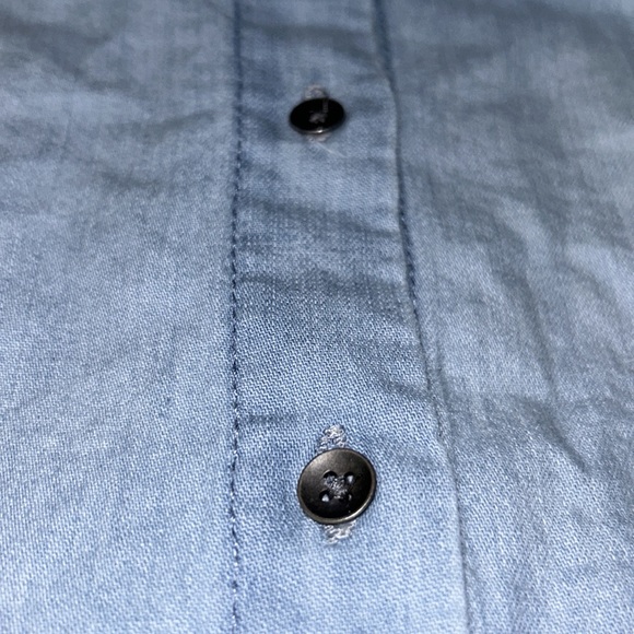 Seven7 Sky Blue Button Down Shirt - Picture 6 of 7